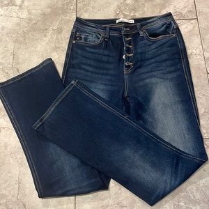 Kancan button fly flare jeans. Size 28